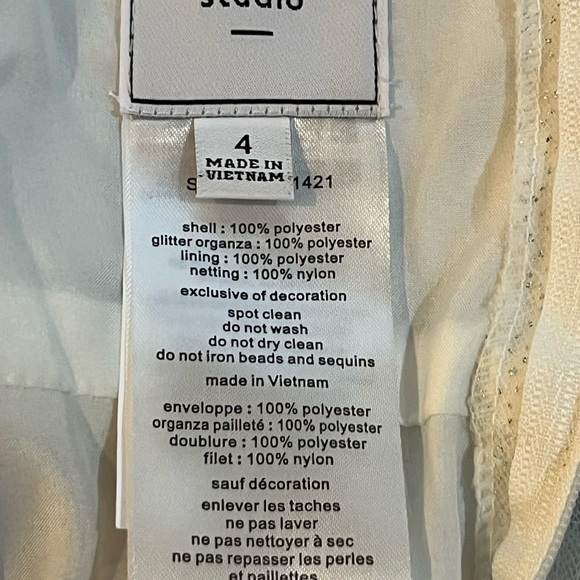 Like new Sparkle Organza Flower Girl Dress - Picture 9 of 15